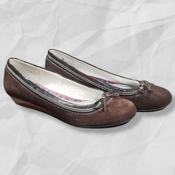 Sperry Top-Sider Suede Wedge Shoes - Picture 1 of 7